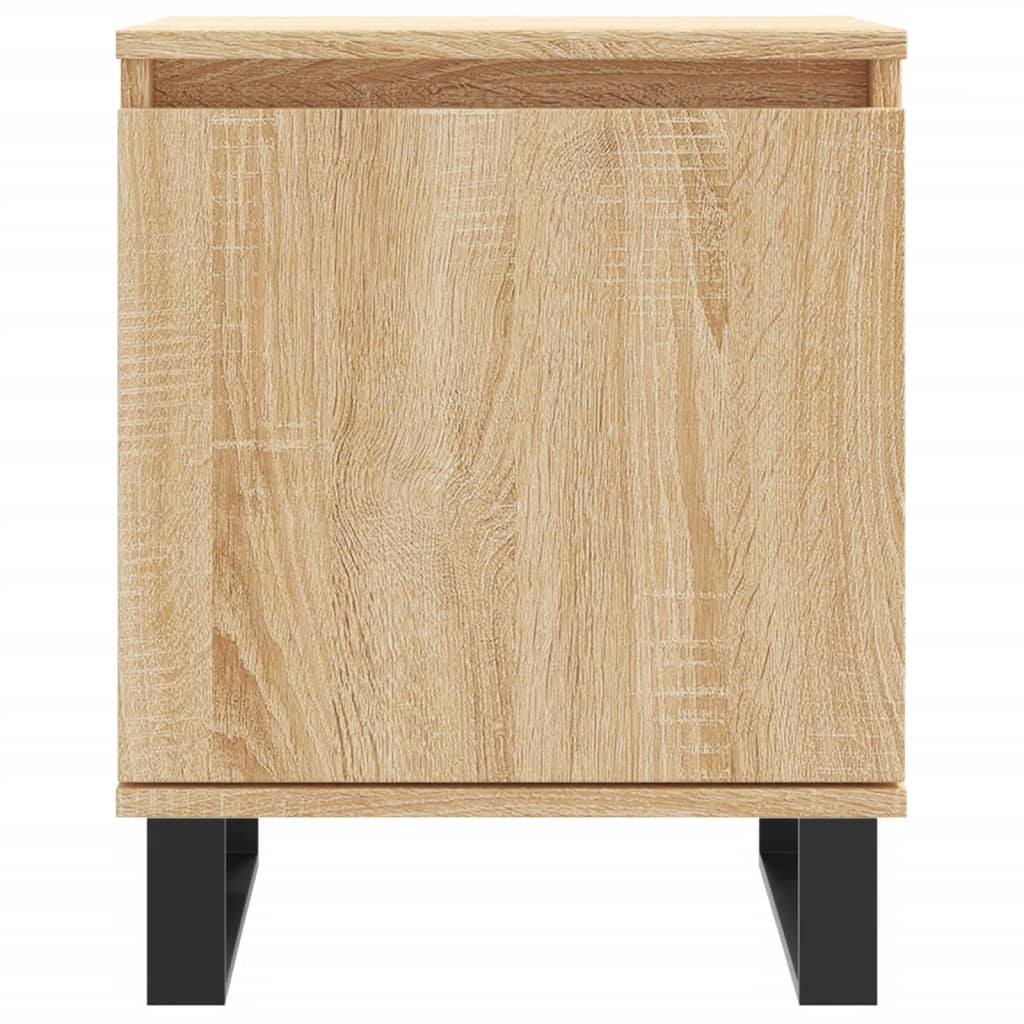 Nachtkastjes 2 st 40x30x50 cm bewerkt hout sonoma eikenkleurig Nachtkastjes | Creëer jouw Trendy Thuis | Gratis bezorgd & Retour | Trendy.nl