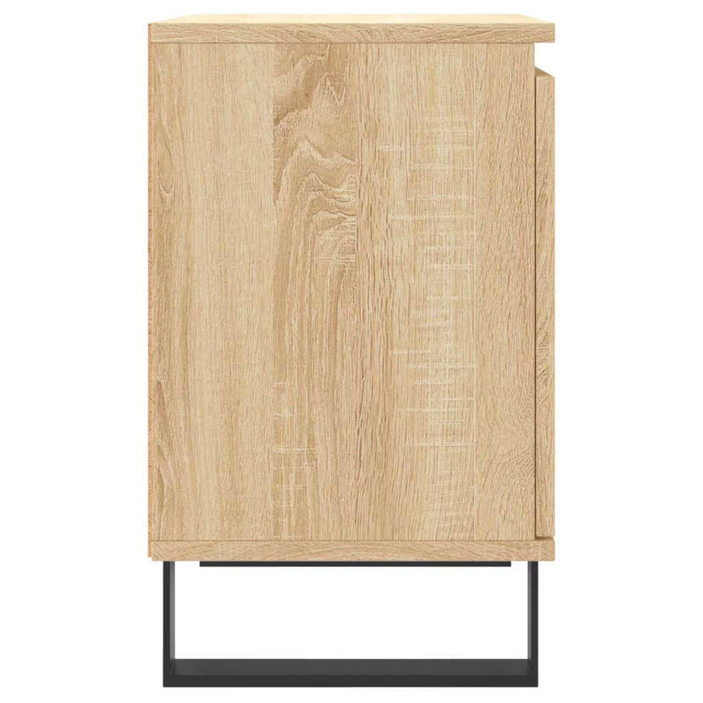 Nachtkastjes 2 st 40x30x50 cm bewerkt hout sonoma eikenkleurig Nachtkastjes | Creëer jouw Trendy Thuis | Gratis bezorgd & Retour | Trendy.nl