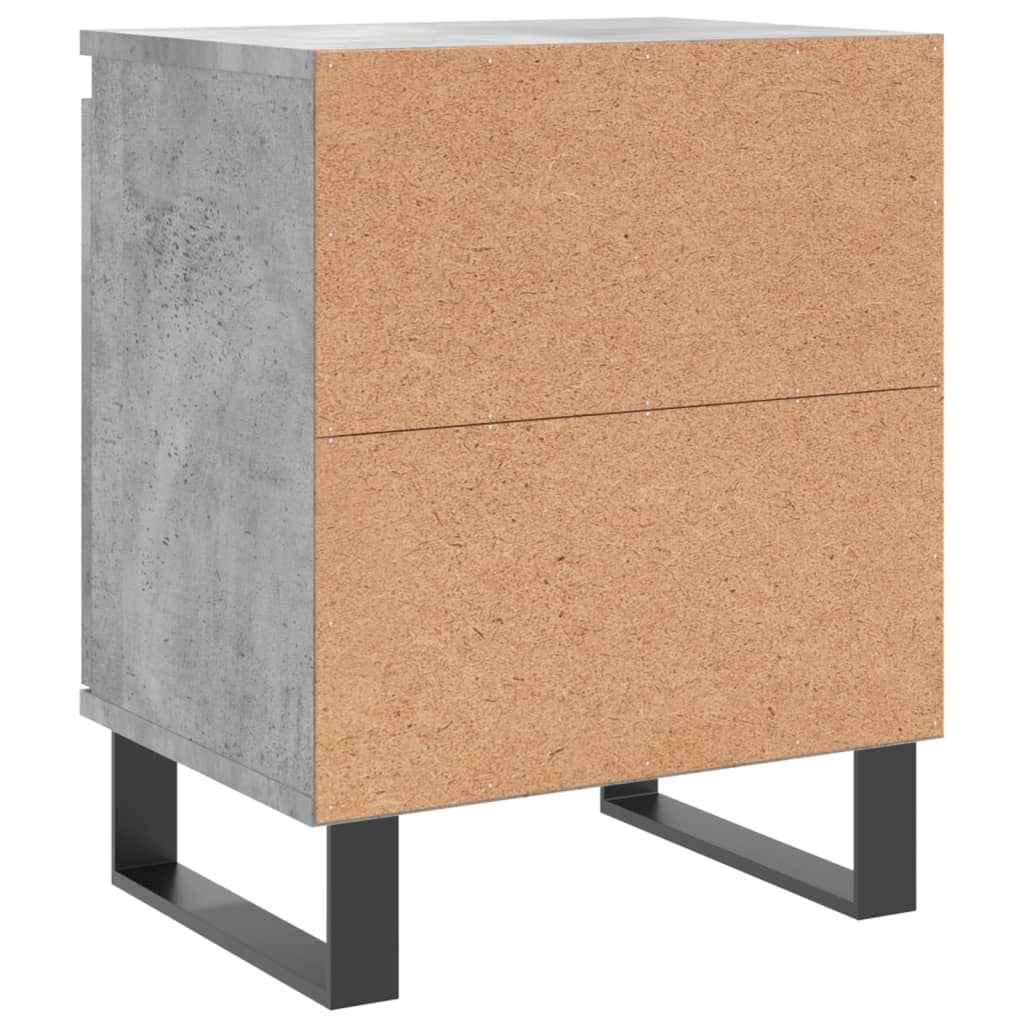 Nachtkastjes 2 st 40x30x50 cm bewerkt hout betongrijs Nachtkastjes | Creëer jouw Trendy Thuis | Gratis bezorgd & Retour | Trendy.nl