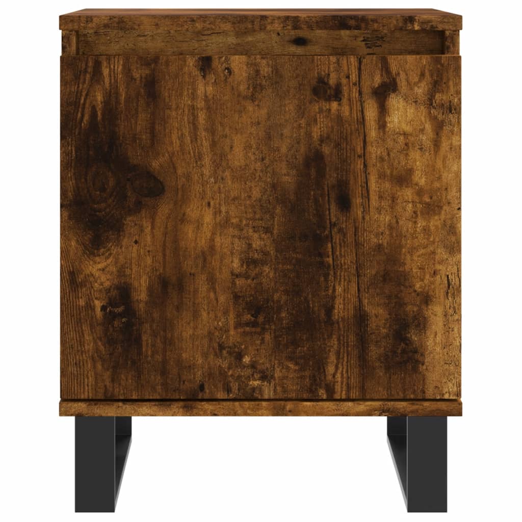 Nachtkastje 40x30x50 cm bewerkt hout gerookt eikenkleurig Nachtkastjes | Creëer jouw Trendy Thuis | Gratis bezorgd & Retour | Trendy.nl