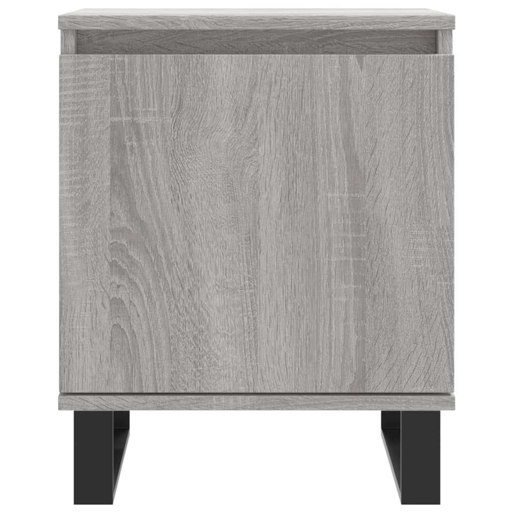 Nachtkastje 40x30x50 cm bewerkt hout grijs sonoma eikenkleurig Nachtkastjes | Creëer jouw Trendy Thuis | Gratis bezorgd & Retour | Trendy.nl