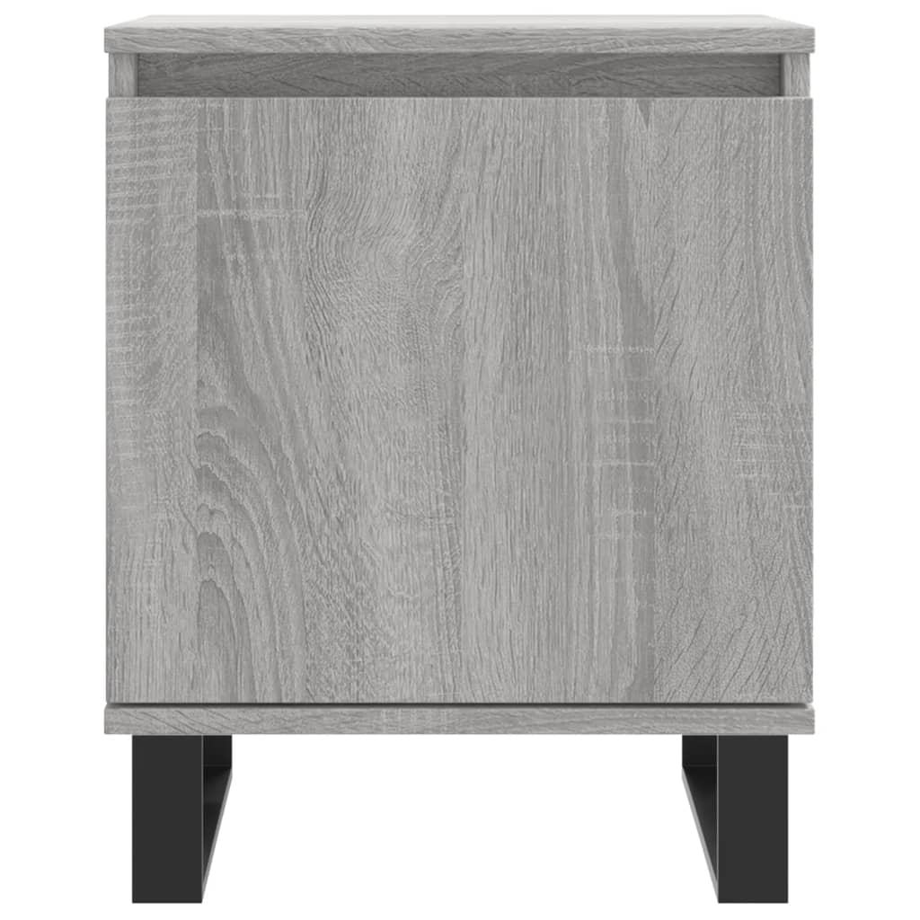 Nachtkastjes 2 st 40x30x50 cm bewerkt hout grijs sonoma eiken Nachtkastjes | Creëer jouw Trendy Thuis | Gratis bezorgd & Retour | Trendy.nl