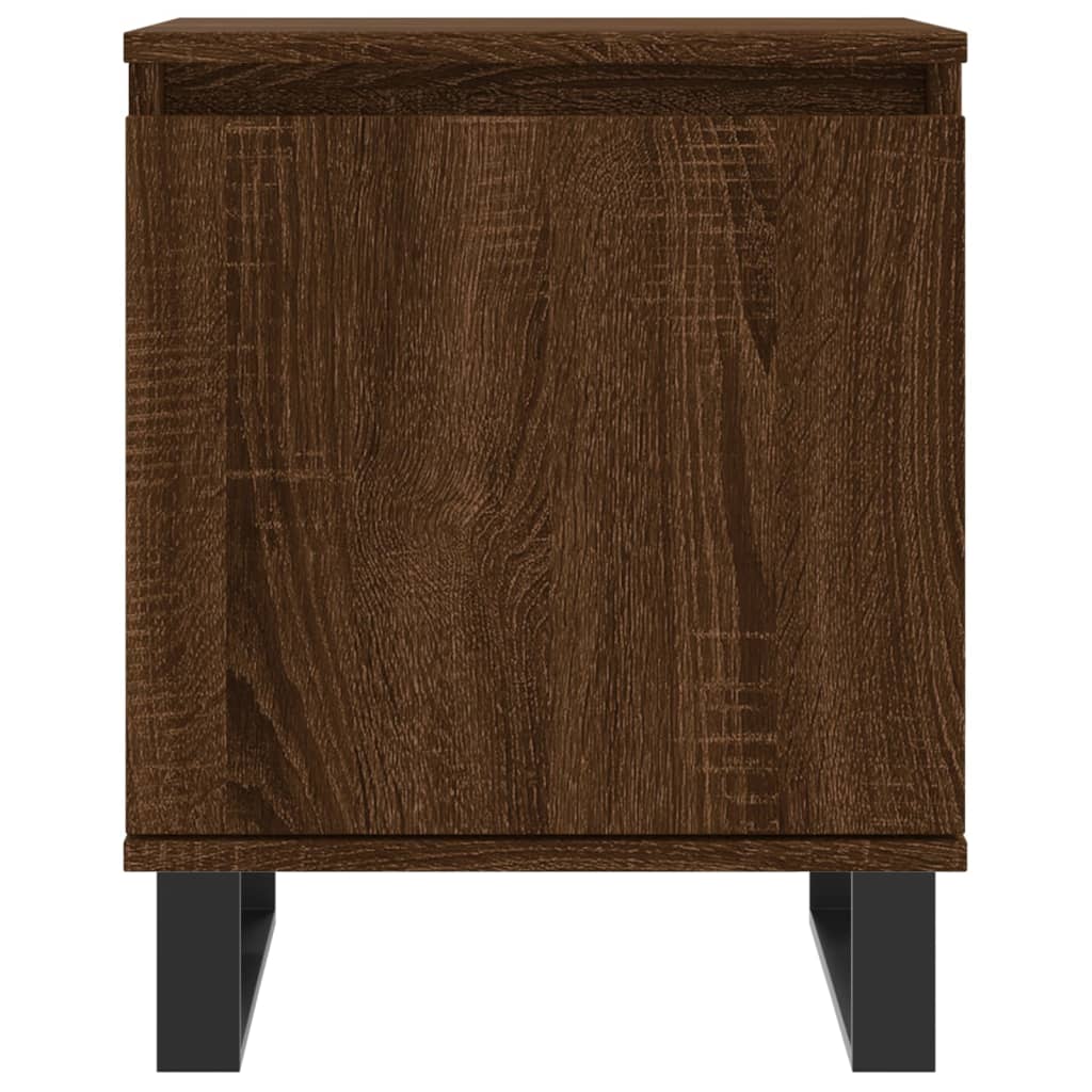 Nachtkastje 40x30x50 cm bewerkt hout bruin eikenkleur Nachtkastjes | Creëer jouw Trendy Thuis | Gratis bezorgd & Retour | Trendy.nl