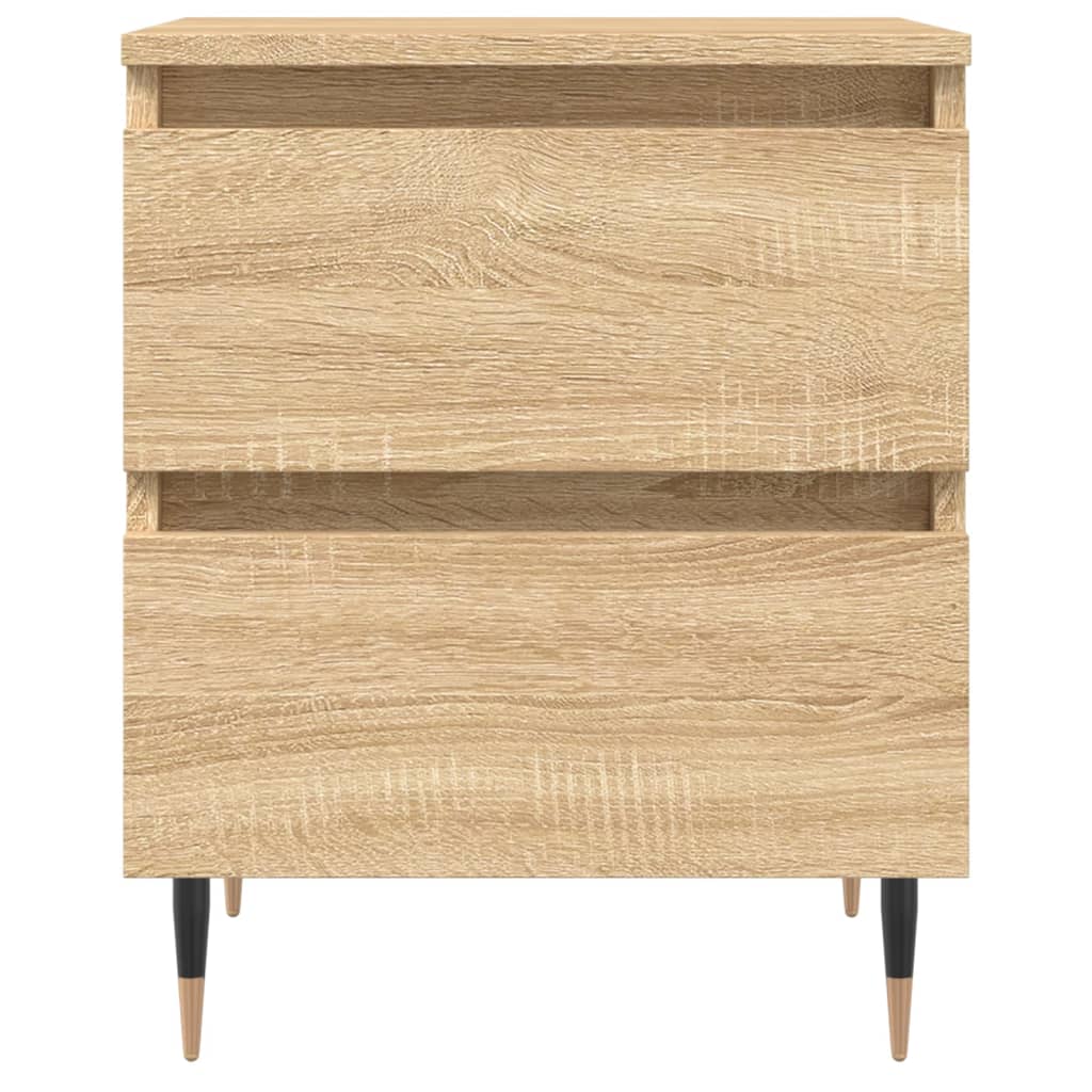 Nachtkastje 40x35x50 cm bewerkt hout sonoma eikenkleurig Nachtkastjes | Creëer jouw Trendy Thuis | Gratis bezorgd & Retour | Trendy.nl