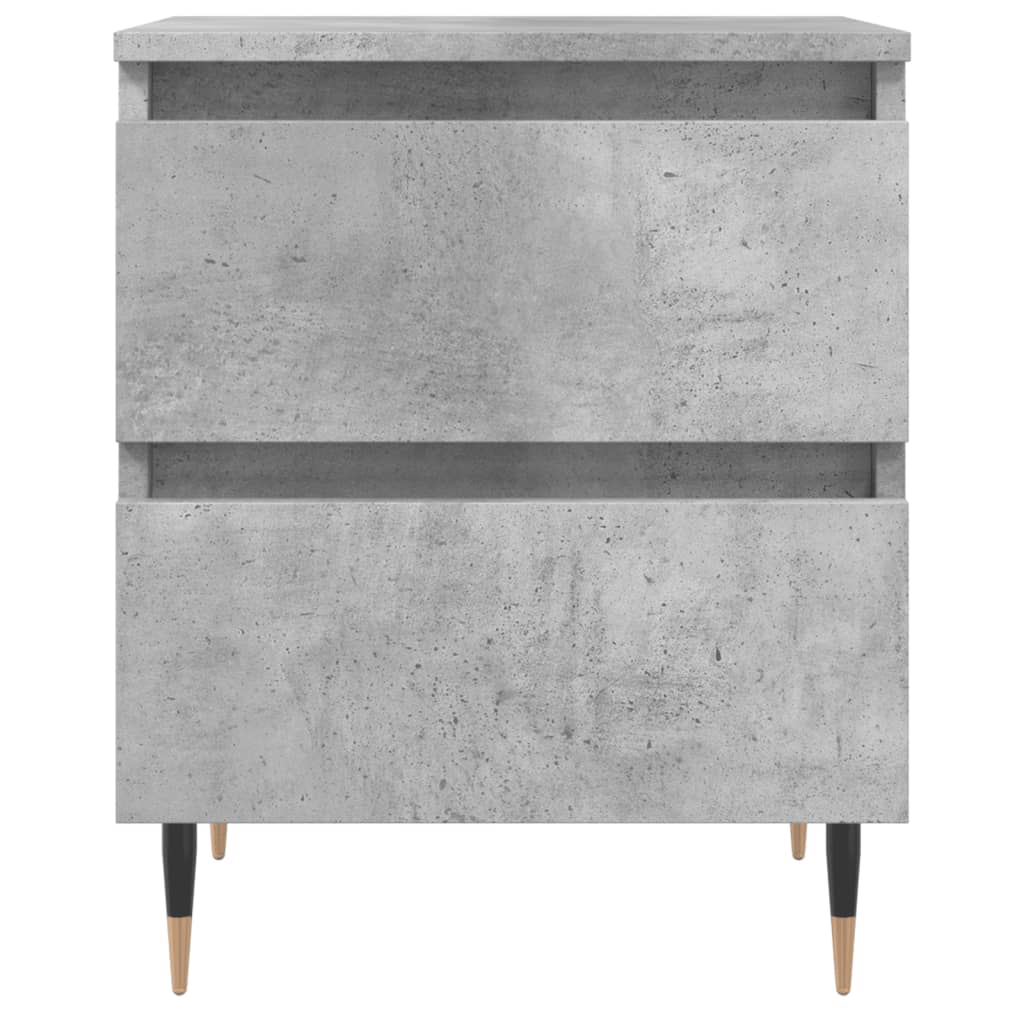 Nachtkastjes 2 st 40x35x50 cm bewerkt hout betongrijs Nachtkastjes | Creëer jouw Trendy Thuis | Gratis bezorgd & Retour | Trendy.nl