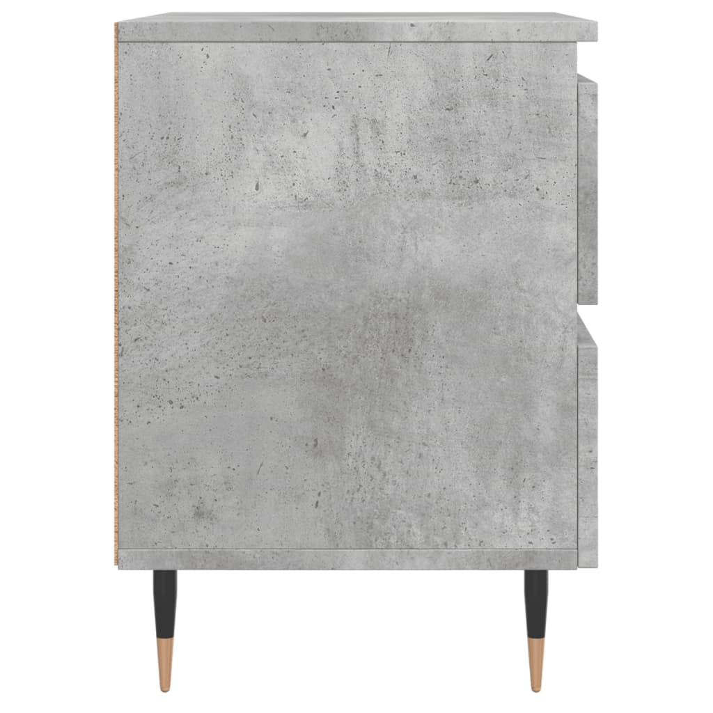 Nachtkastjes 2 st 40x35x50 cm bewerkt hout betongrijs Nachtkastjes | Creëer jouw Trendy Thuis | Gratis bezorgd & Retour | Trendy.nl