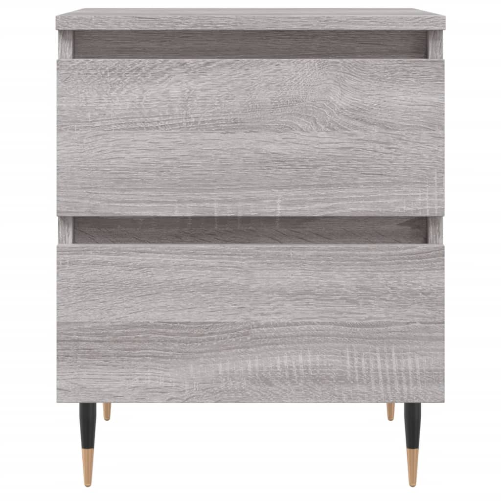 Nachtkastjes 2 st 40x35x50 cm bewerkt hout grijs sonoma eiken Nachtkastjes | Creëer jouw Trendy Thuis | Gratis bezorgd & Retour | Trendy.nl