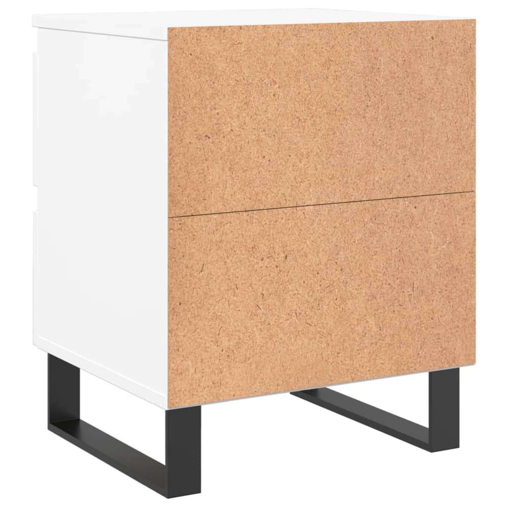 Nachtkastjes 2 st 40x35x50 cm bewerkt hout wit Nachtkastjes | Creëer jouw Trendy Thuis | Gratis bezorgd & Retour | Trendy.nl