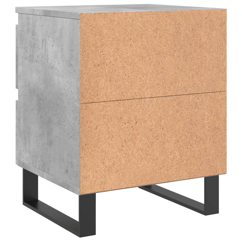 Nachtkastjes 2 st 40x35x50 cm bewerkt hout betongrijs Nachtkastjes | Creëer jouw Trendy Thuis | Gratis bezorgd & Retour | Trendy.nl