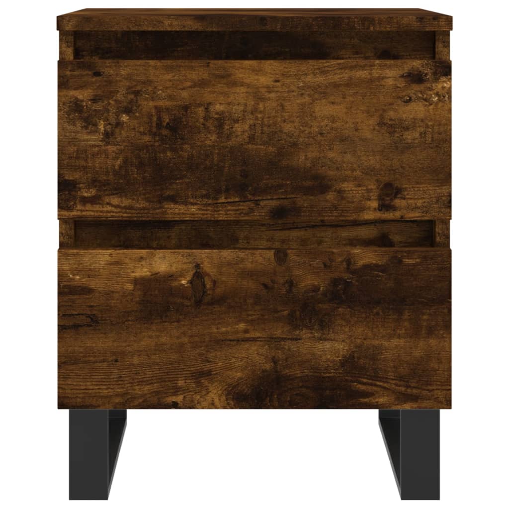 Nachtkastje 40x35x50 cm bewerkt hout gerookt eikenkleurig Nachtkastjes | Creëer jouw Trendy Thuis | Gratis bezorgd & Retour | Trendy.nl