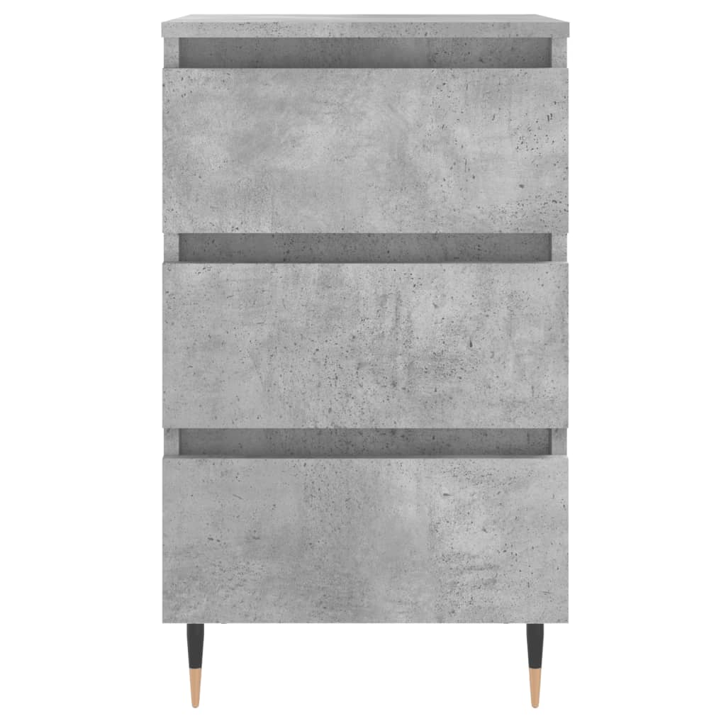 Nachtkastje 40x35x69 cm bewerkt hout betongrijs Nachtkastjes | Creëer jouw Trendy Thuis | Gratis bezorgd & Retour | Trendy.nl