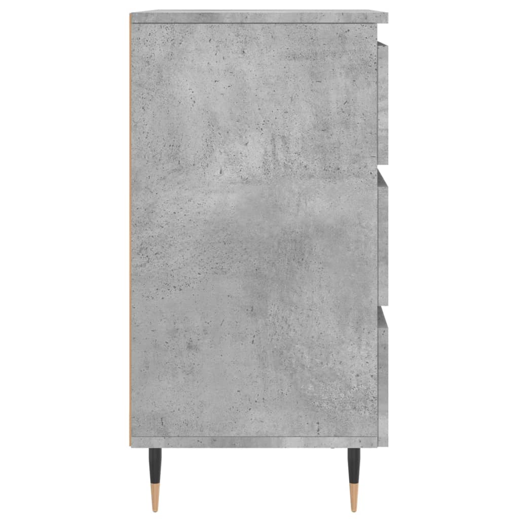 Nachtkastje 40x35x69 cm bewerkt hout betongrijs Nachtkastjes | Creëer jouw Trendy Thuis | Gratis bezorgd & Retour | Trendy.nl