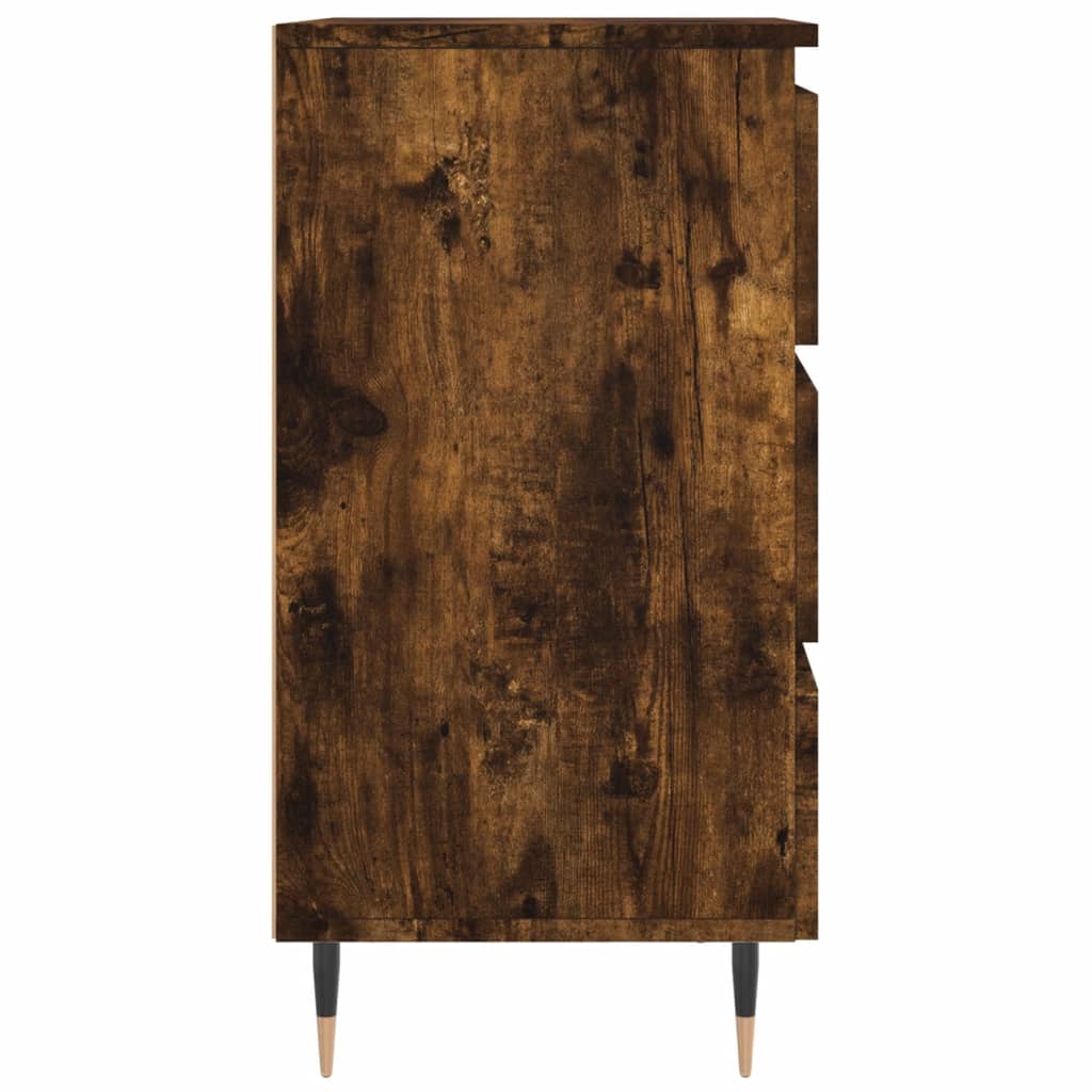 Nachtkastjes 2 st 40x35x69 cm bewerkt hout gerookt eikenkleurig Nachtkastjes | Creëer jouw Trendy Thuis | Gratis bezorgd & Retour | Trendy.nl