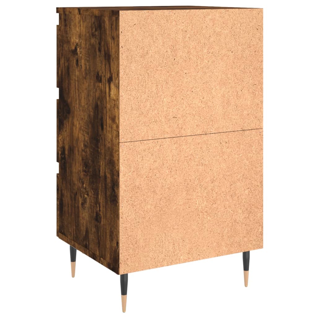 Nachtkastjes 2 st 40x35x69 cm bewerkt hout gerookt eikenkleurig Nachtkastjes | Creëer jouw Trendy Thuis | Gratis bezorgd & Retour | Trendy.nl