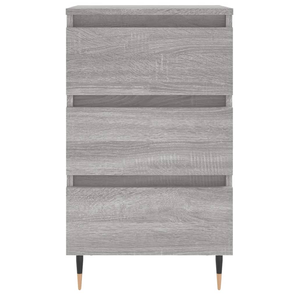 Nachtkastjes 2 st 40x35x69 cm bewerkt hout grijs sonoma eiken Nachtkastjes | Creëer jouw Trendy Thuis | Gratis bezorgd & Retour | Trendy.nl