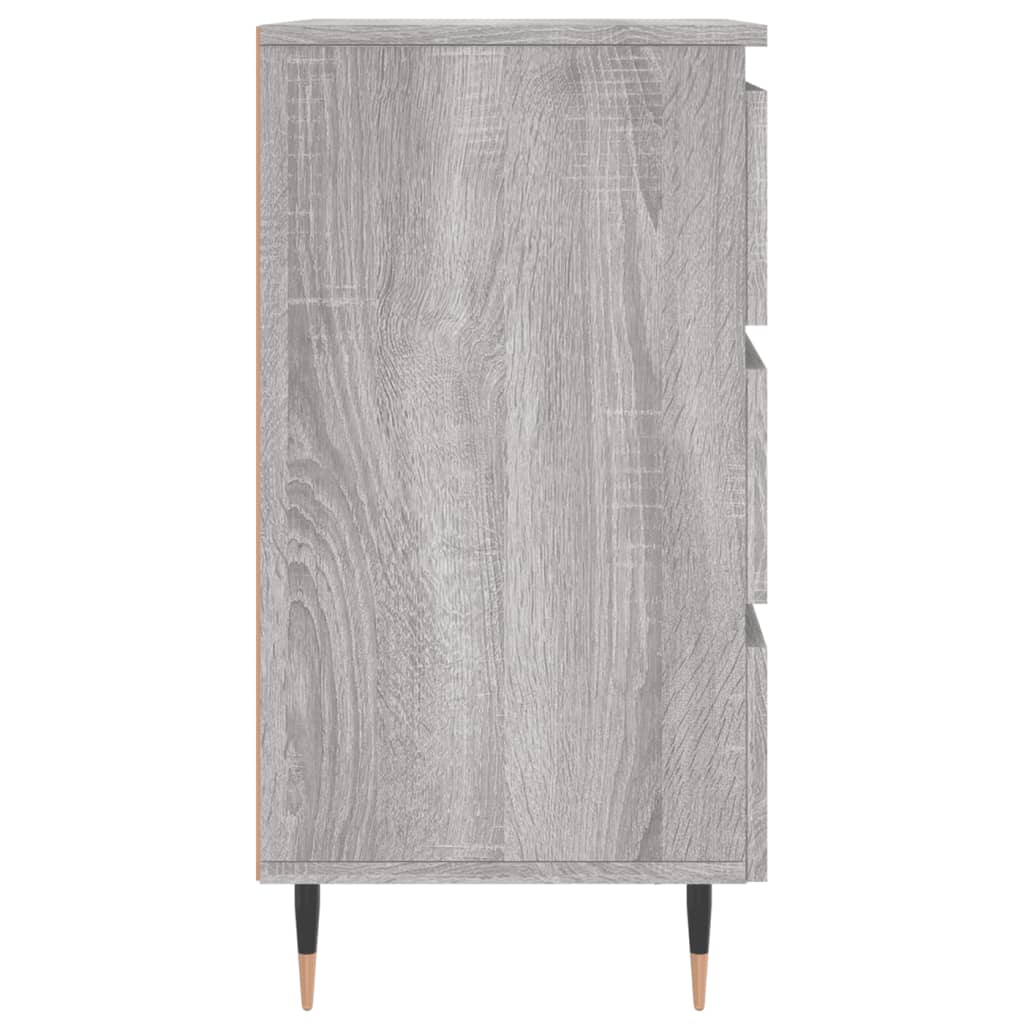 Nachtkastjes 2 st 40x35x69 cm bewerkt hout grijs sonoma eiken Nachtkastjes | Creëer jouw Trendy Thuis | Gratis bezorgd & Retour | Trendy.nl