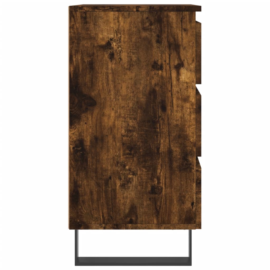 Nachtkastjes 2 st 40x35x69 cm bewerkt hout gerookt eikenkleurig Nachtkastjes | Creëer jouw Trendy Thuis | Gratis bezorgd & Retour | Trendy.nl