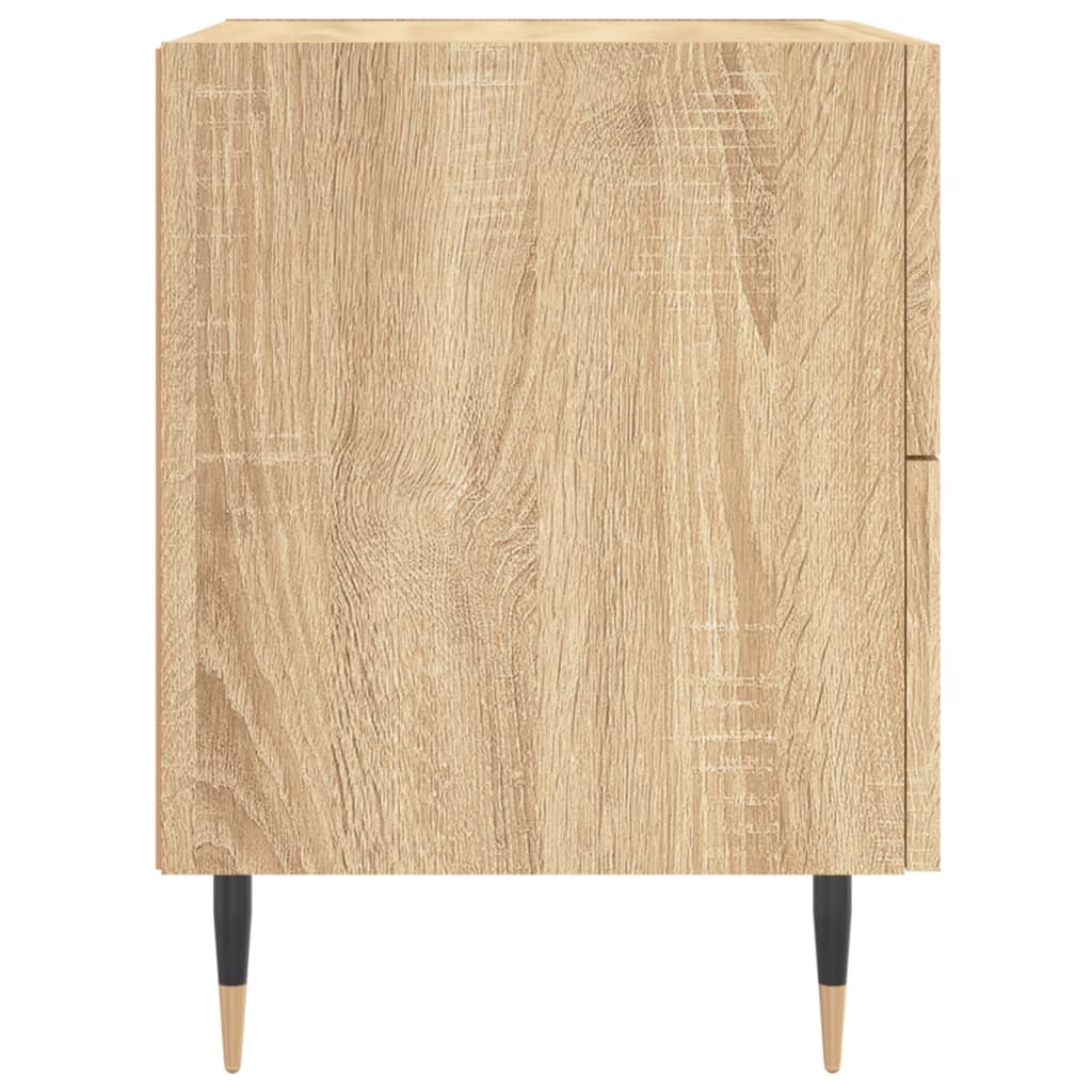 Nachtkastjes 2 st 40x35x47,5 cm bewerkt hout sonoma eikenkleur Nachtkastjes | Creëer jouw Trendy Thuis | Gratis bezorgd & Retour | Trendy.nl