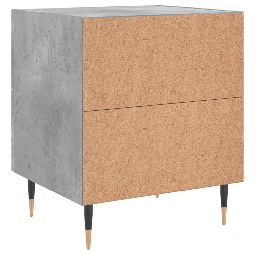 Nachtkastjes 2 st 40x35x47,5 cm bewerkt hout betongrijs Nachtkastjes | Creëer jouw Trendy Thuis | Gratis bezorgd & Retour | Trendy.nl