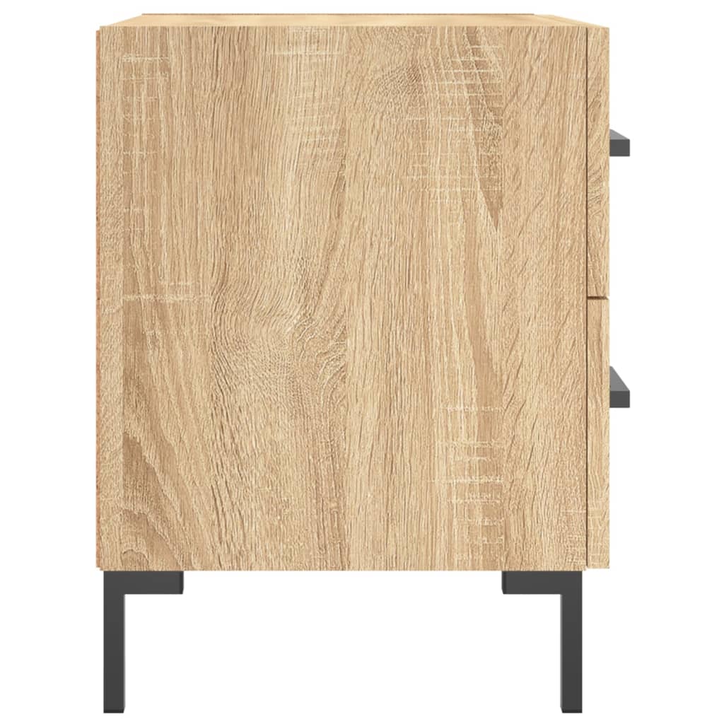 Nachtkastjes 2 st 40x35x47,5 cm bewerkt hout sonoma eikenkleur Nachtkastjes | Creëer jouw Trendy Thuis | Gratis bezorgd & Retour | Trendy.nl