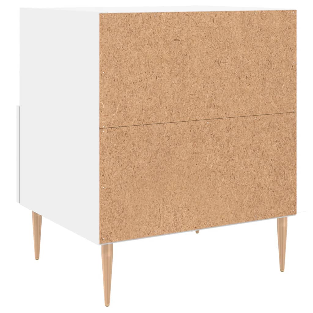 Nachtkastjes 2 st 40x35x47,5 cm bewerkt hout wit Nachtkastjes | Creëer jouw Trendy Thuis | Gratis bezorgd & Retour | Trendy.nl