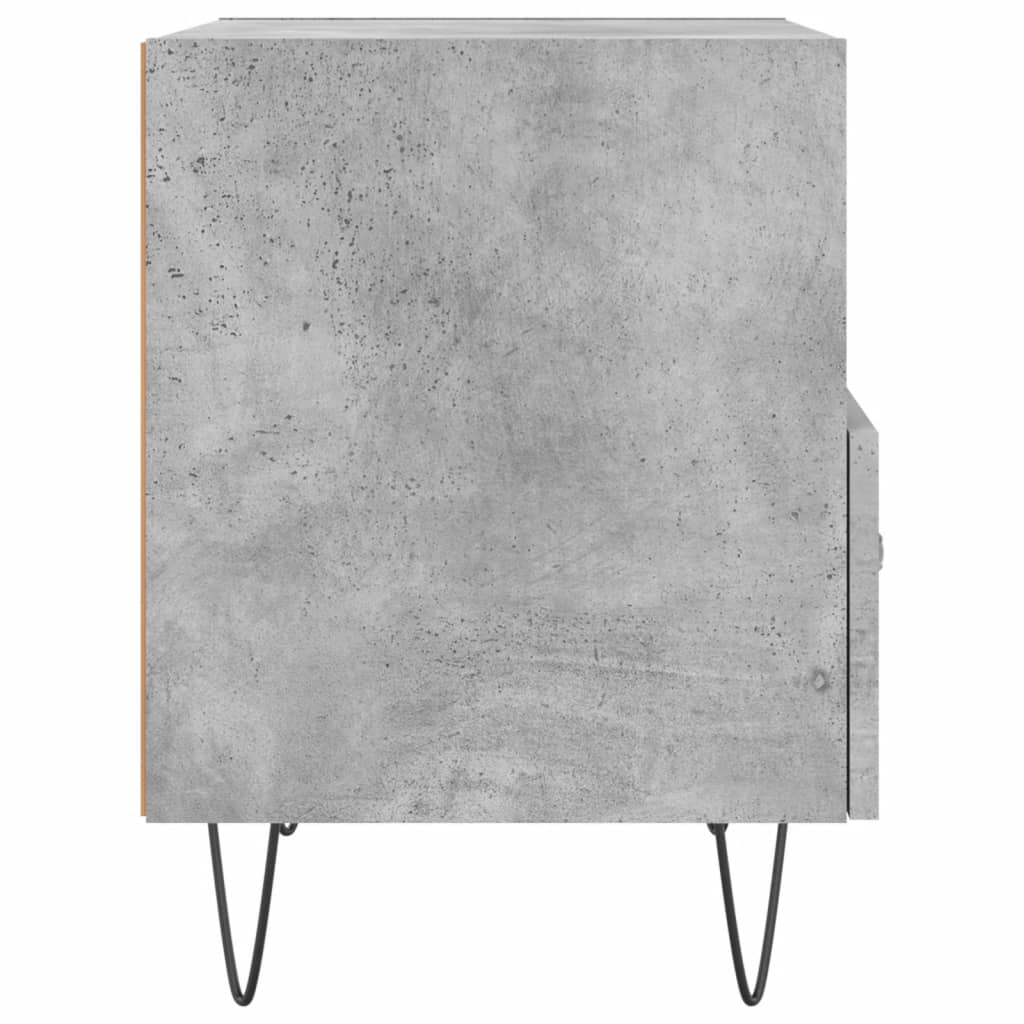 Nachtkastjes 2 st 40x35x47,5 cm bewerkt hout betongrijs Nachtkastjes | Creëer jouw Trendy Thuis | Gratis bezorgd & Retour | Trendy.nl