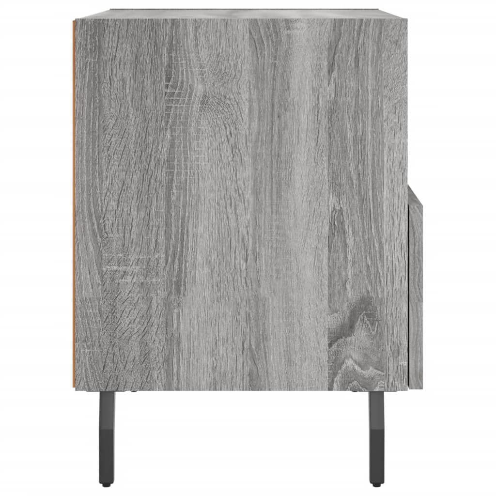 Nachtkastjes 2 st 40x35x47,5 cm bewerkt hout grijs sonoma eiken Nachtkastjes | Creëer jouw Trendy Thuis | Gratis bezorgd & Retour | Trendy.nl