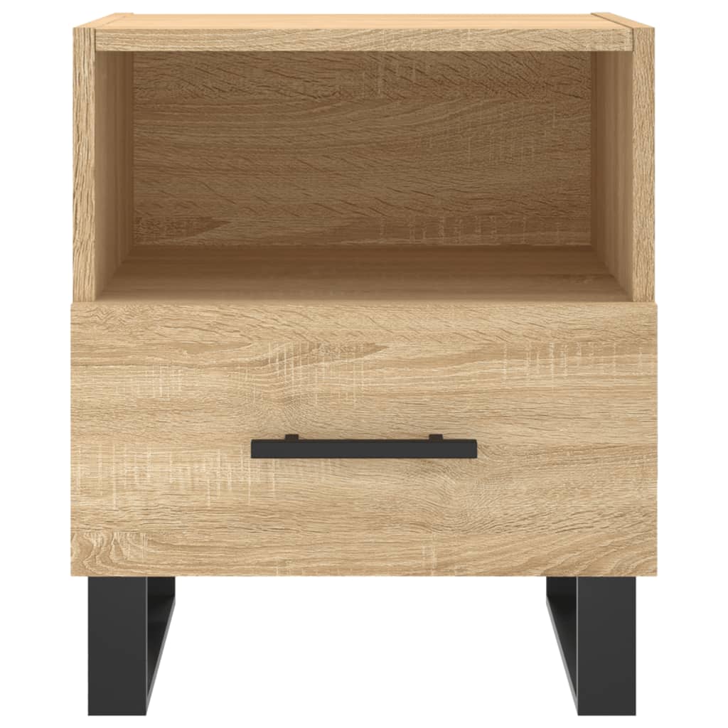 Nachtkastjes 2 st 40x35x47,5 cm bewerkt hout sonoma eikenkleur Nachtkastjes | Creëer jouw Trendy Thuis | Gratis bezorgd & Retour | Trendy.nl