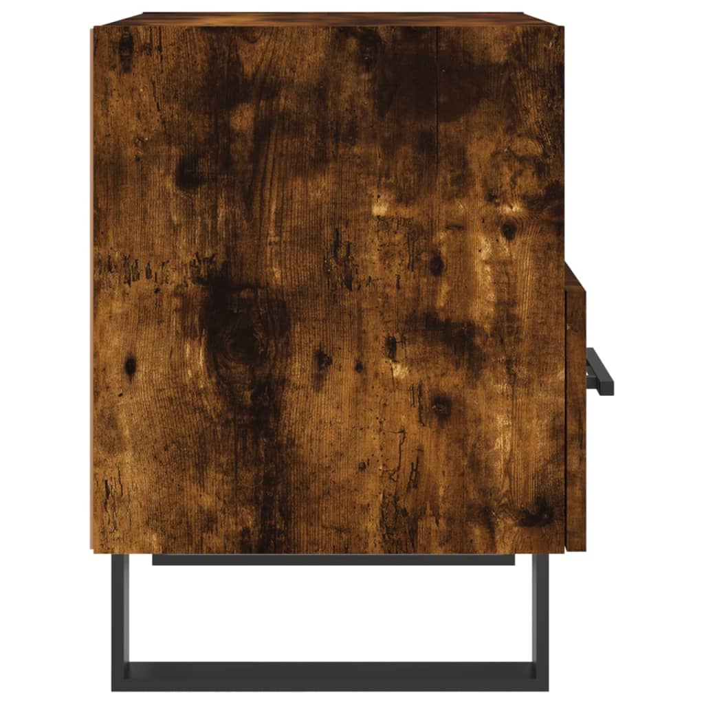 Nachtkastjes 2 st 40x35x47,5 cm bewerkt hout gerookt eikenkleur Nachtkastjes | Creëer jouw Trendy Thuis | Gratis bezorgd & Retour | Trendy.nl