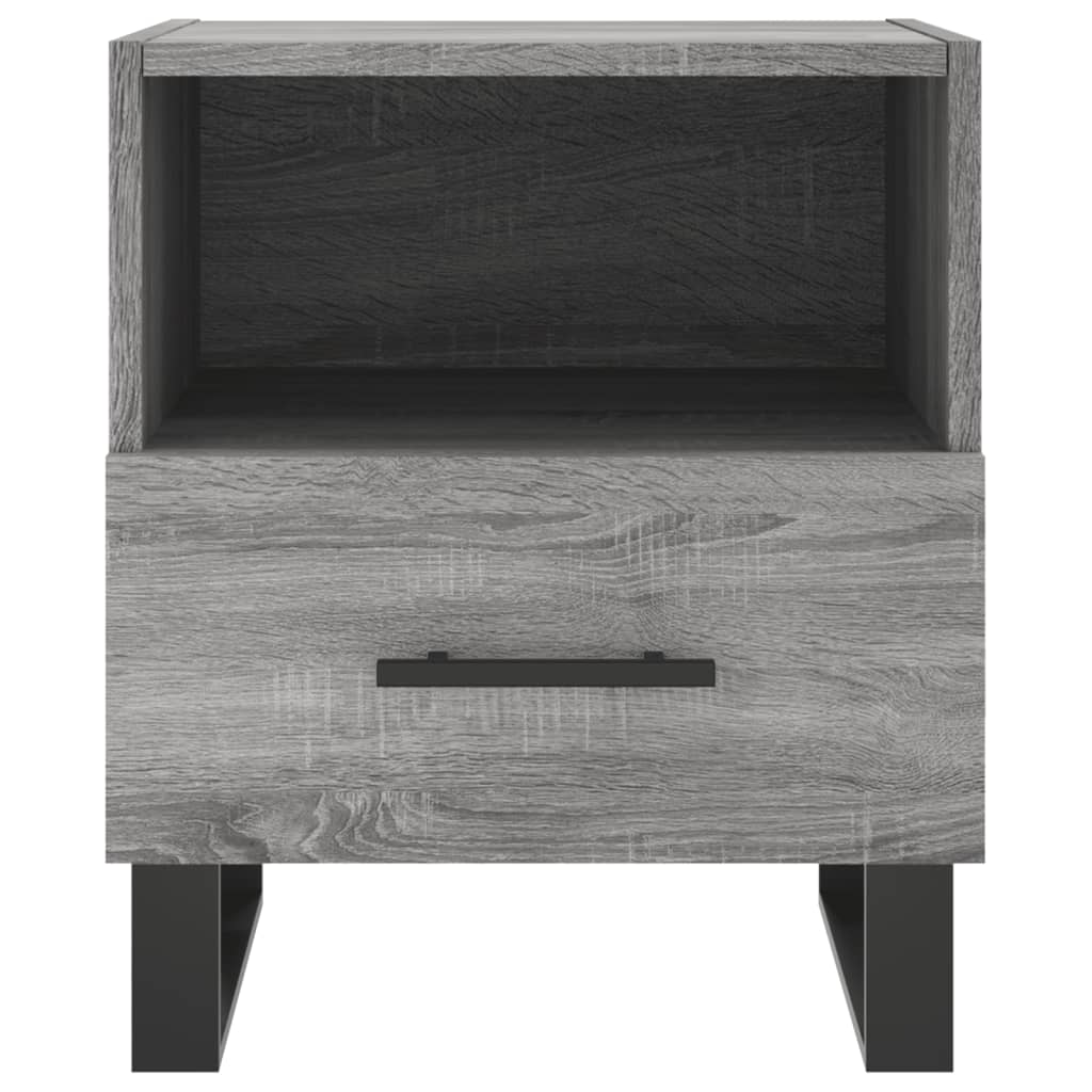 Nachtkastjes 2 st 40x35x47,5 cm bewerkt hout grijs sonoma eiken Nachtkastjes | Creëer jouw Trendy Thuis | Gratis bezorgd & Retour | Trendy.nl