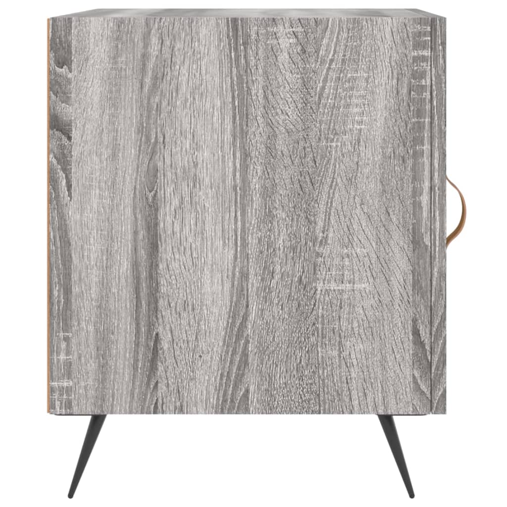 Nachtkastjes 2 st 40x40x50 cm bewerkt hout grijs sonoma eiken Nachtkastjes | Creëer jouw Trendy Thuis | Gratis bezorgd & Retour | Trendy.nl