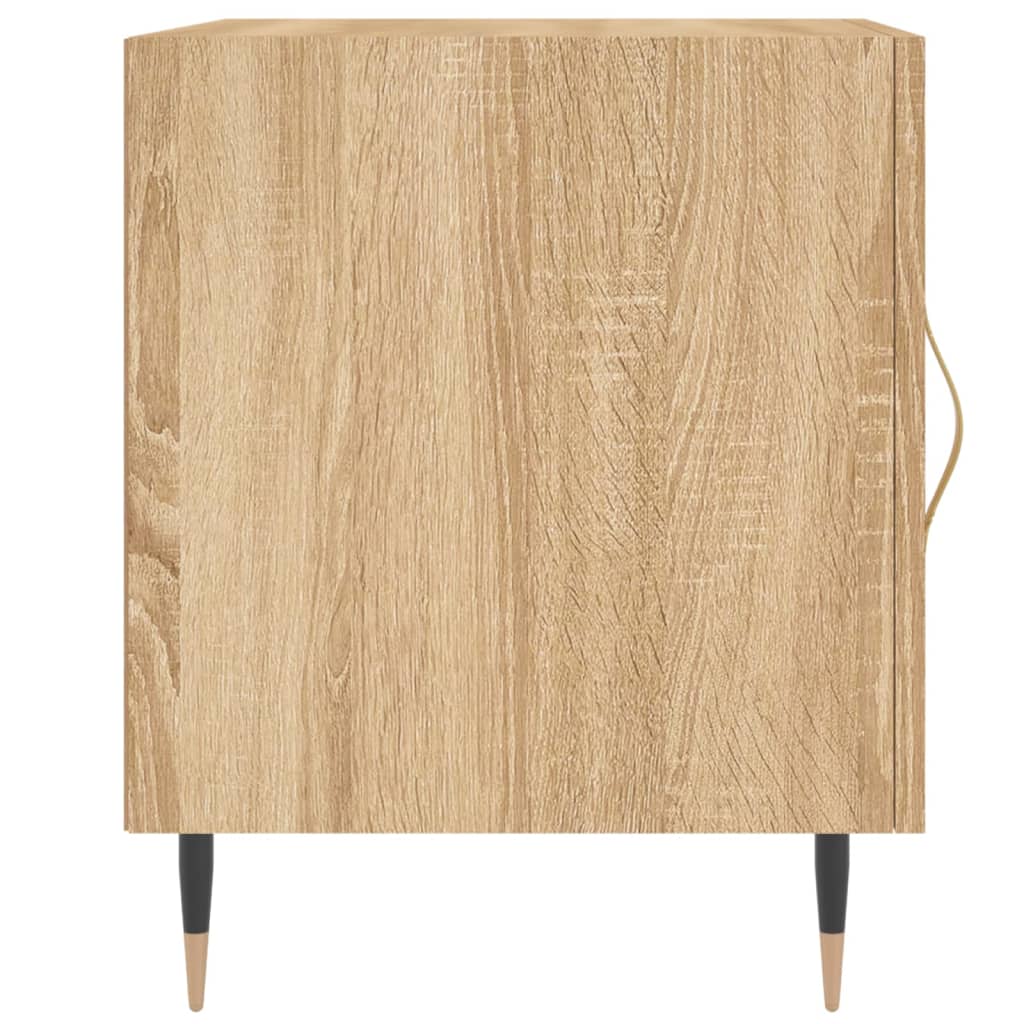 Nachtkastjes 2 st 40x40x50 cm bewerkt hout sonoma eikenkleurig Nachtkastjes | Creëer jouw Trendy Thuis | Gratis bezorgd & Retour | Trendy.nl