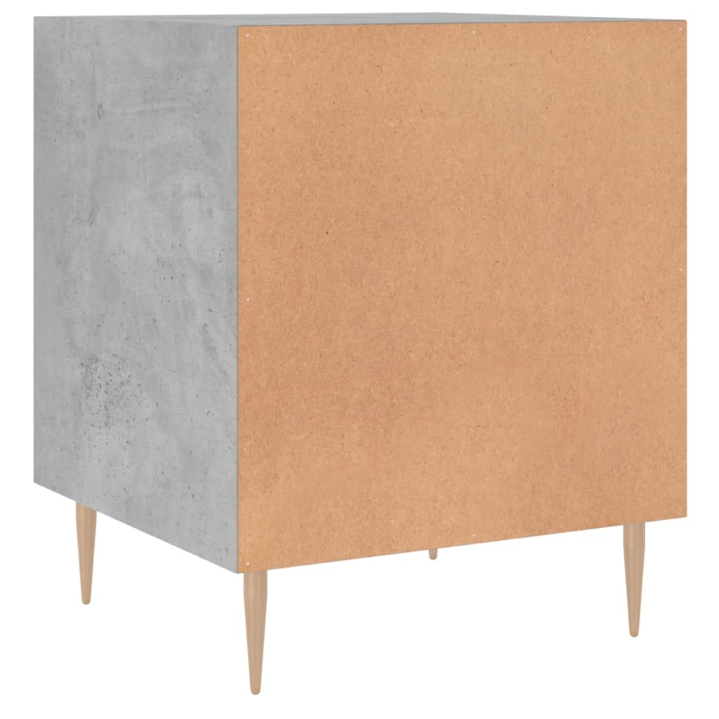 Nachtkastjes 2 st 40x40x50 cm bewerkt hout betongrijs Nachtkastjes | Creëer jouw Trendy Thuis | Gratis bezorgd & Retour | Trendy.nl