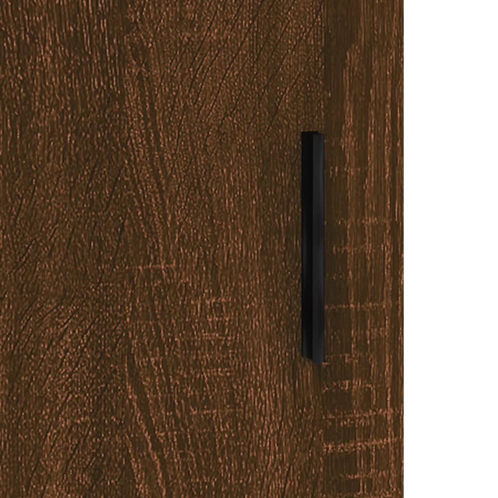 Nachtkastje 40x40x50 cm bewerkt hout bruin eikenkleur Nachtkastjes | Creëer jouw Trendy Thuis | Gratis bezorgd & Retour | Trendy.nl