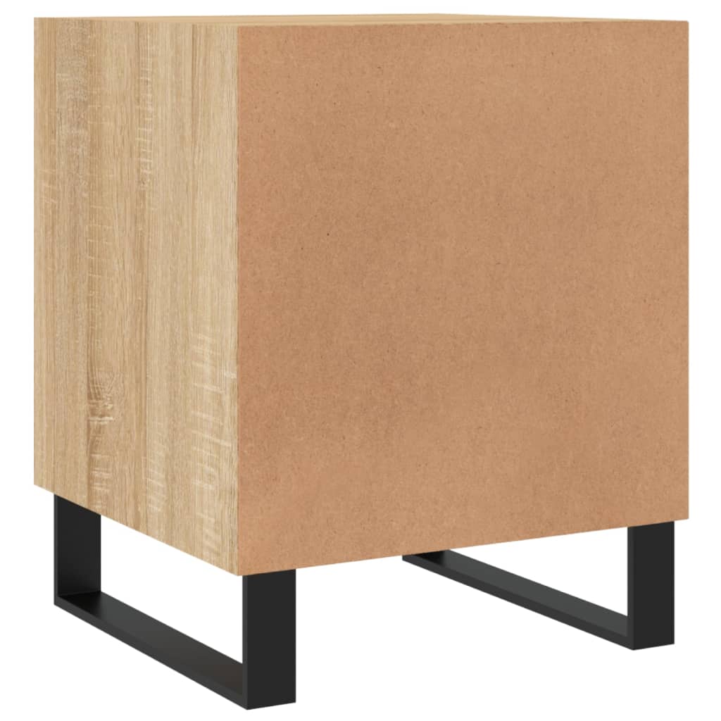 Nachtkastjes 2 st 40x40x50 cm bewerkt hout sonoma eikenkleurig Nachtkastjes | Creëer jouw Trendy Thuis | Gratis bezorgd & Retour | Trendy.nl