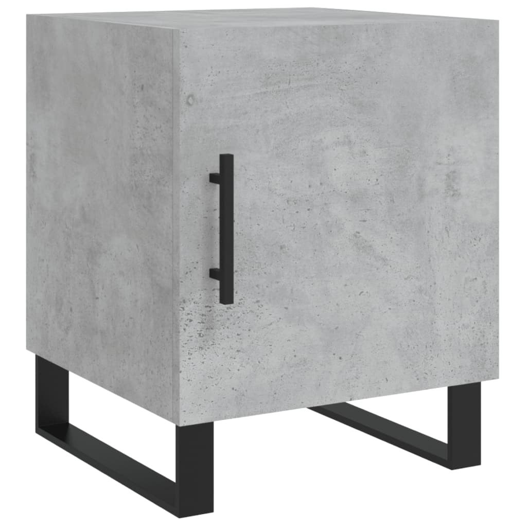 Nachtkastjes 2 st 40x40x50 cm bewerkt hout betongrijs Nachtkastjes | Creëer jouw Trendy Thuis | Gratis bezorgd & Retour | Trendy.nl