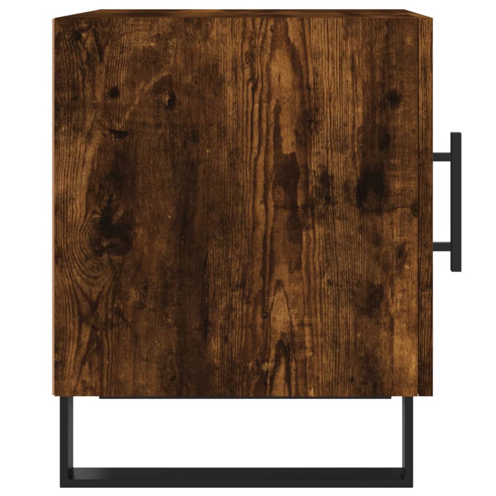 Nachtkastje 40x40x50 cm bewerkt hout gerookt eikenkleurig Nachtkastjes | Creëer jouw Trendy Thuis | Gratis bezorgd & Retour | Trendy.nl