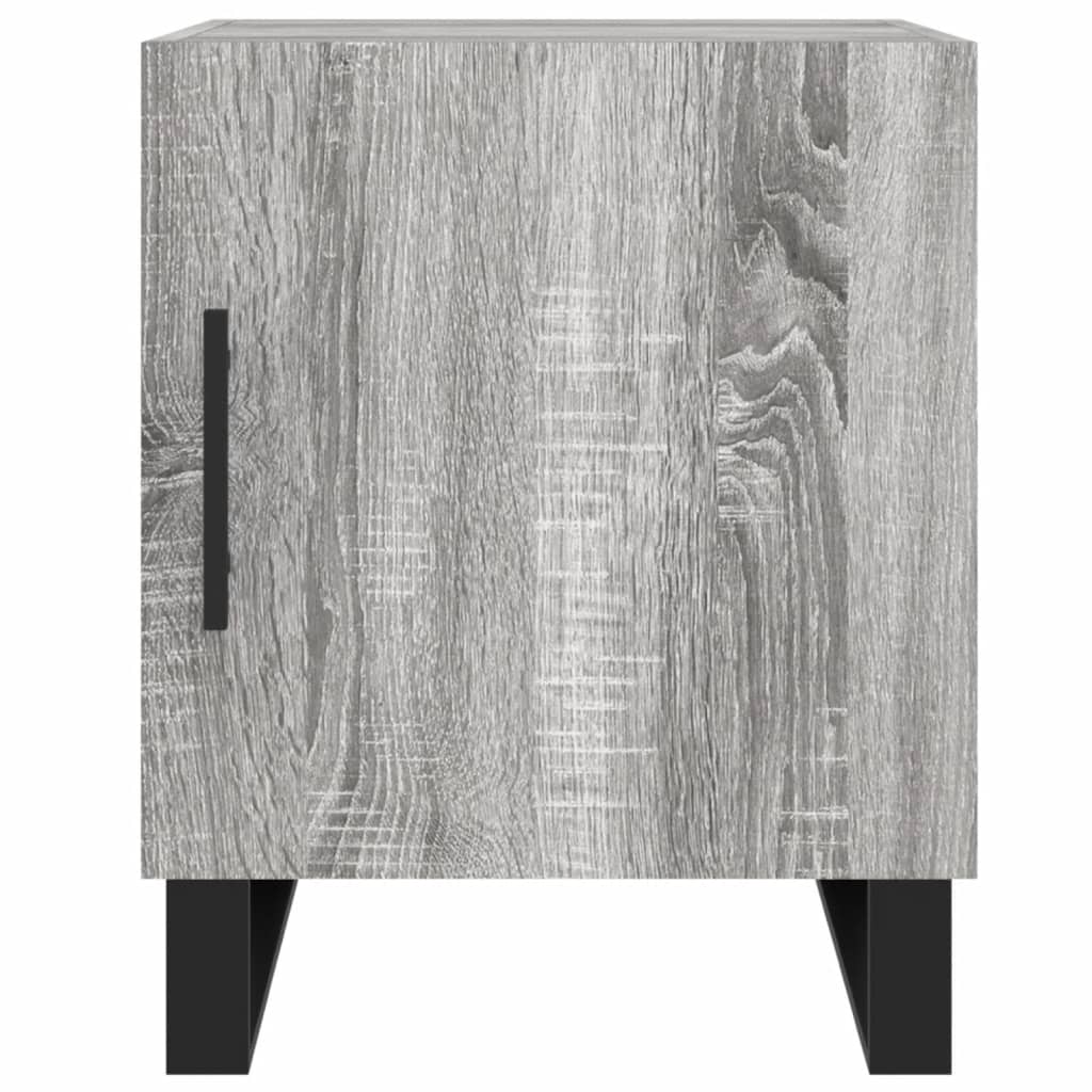 Nachtkastje 40x40x50 cm bewerkt hout grijs sonoma eikenkleurig Nachtkastjes | Creëer jouw Trendy Thuis | Gratis bezorgd & Retour | Trendy.nl
