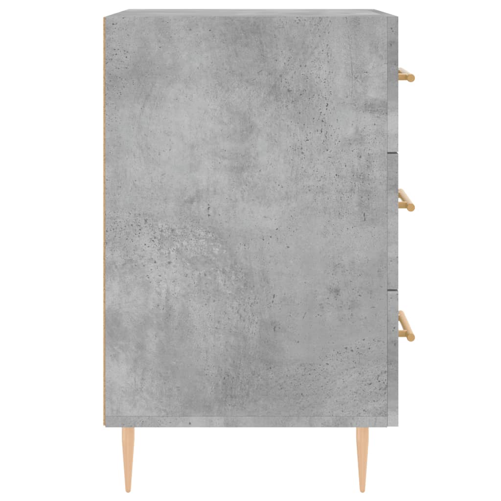 Nachtkastje 40x40x66 cm bewerkt hout betongrijs Nachtkastjes | Creëer jouw Trendy Thuis | Gratis bezorgd & Retour | Trendy.nl