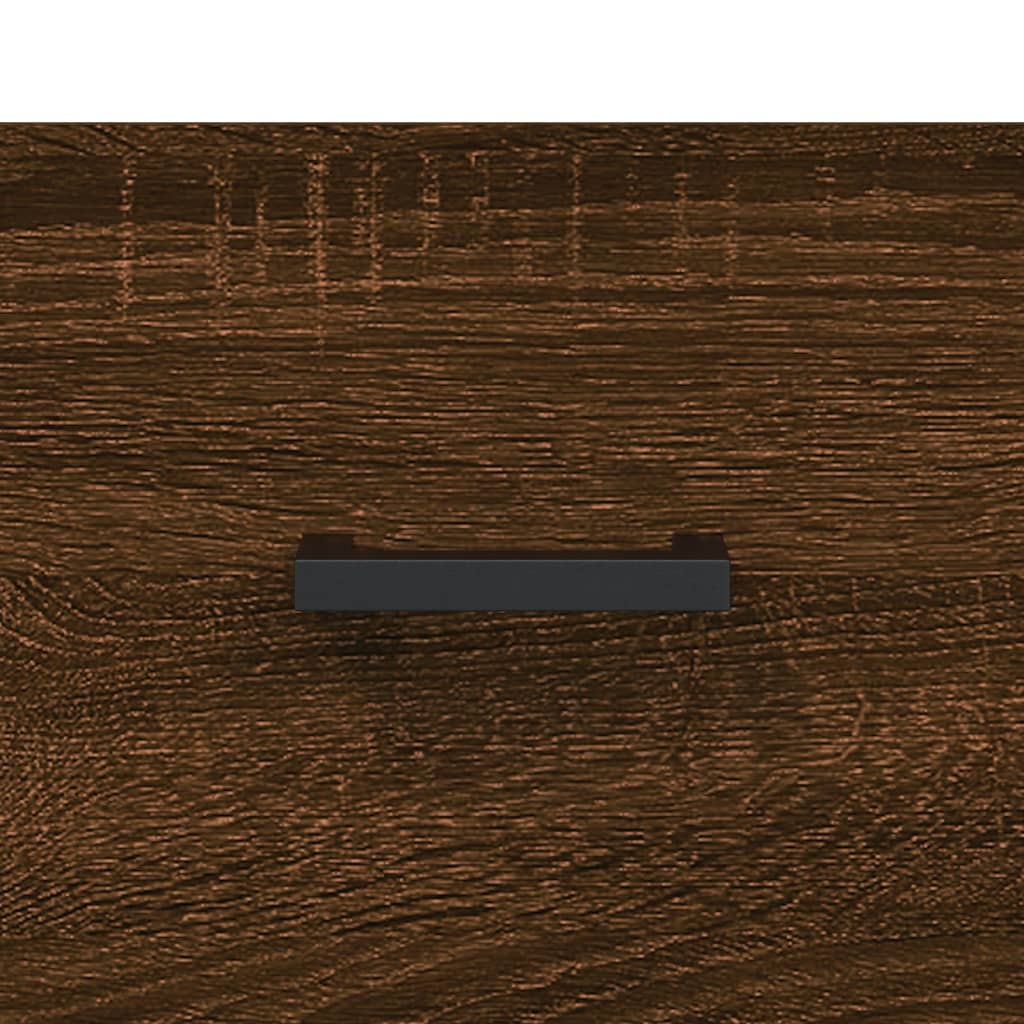 Nachtkastje 40x40x66 cm bewerkt hout bruin eikenkleur Nachtkastjes | Creëer jouw Trendy Thuis | Gratis bezorgd & Retour | Trendy.nl