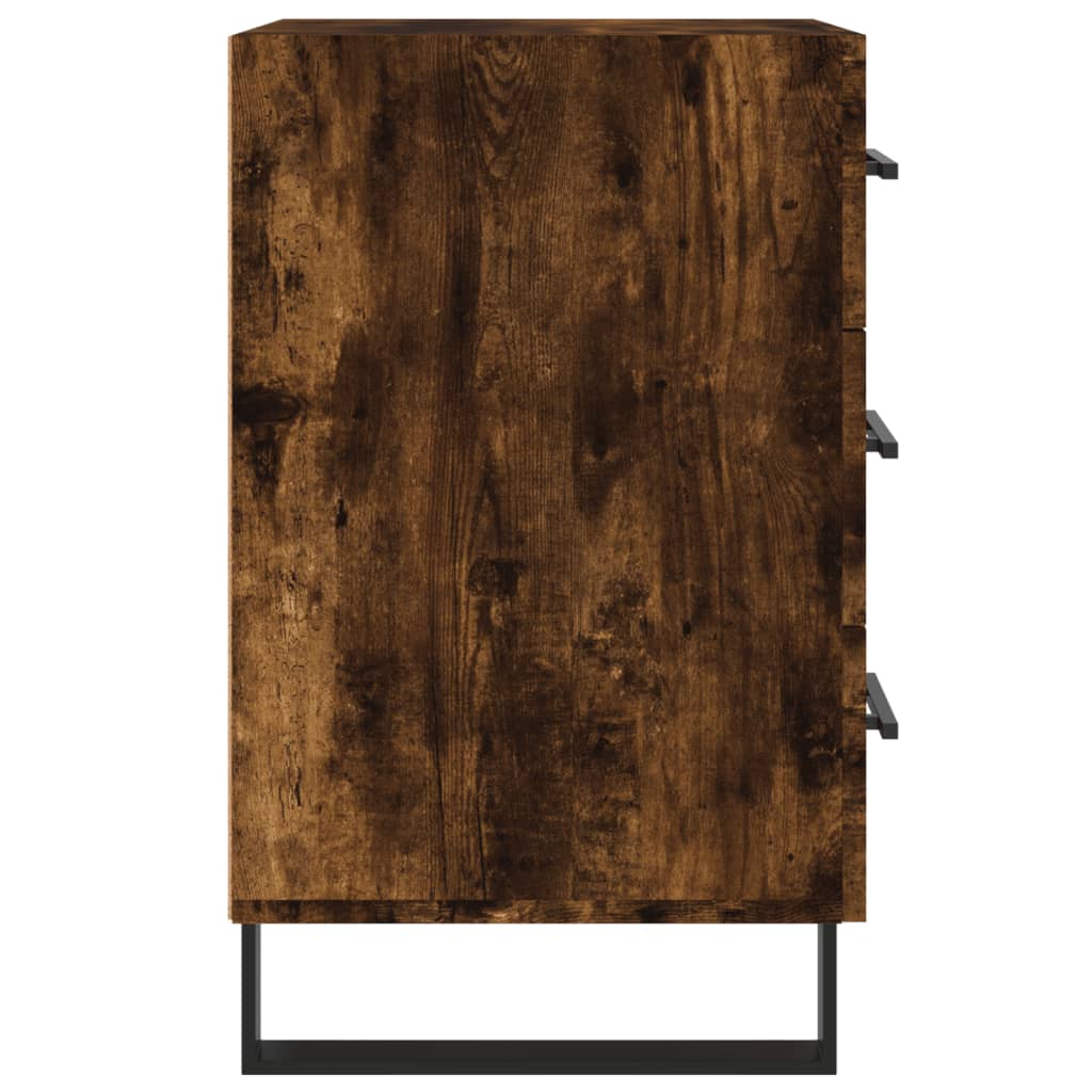 Nachtkastje 40x40x66 cm bewerkt hout gerookt eikenkleurig Nachtkastjes | Creëer jouw Trendy Thuis | Gratis bezorgd & Retour | Trendy.nl