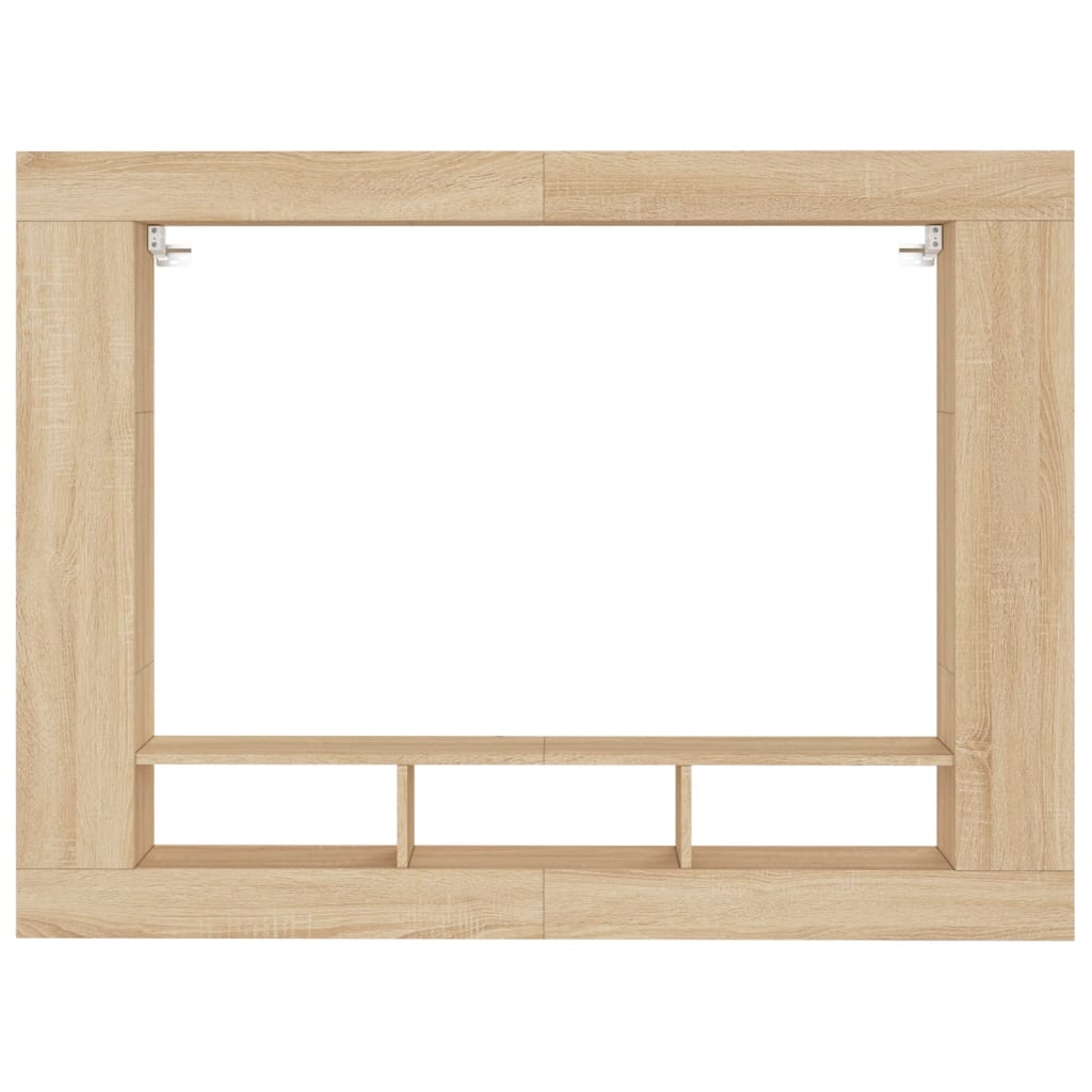 Tv-meubel 152x22x113 cm bewerkt hout sonoma eikenkleurig