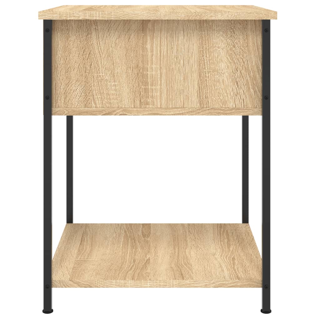 Nachtkastjes 2 st 44x45x58 cm sonoma eikenkleurig Nachtkastjes | Creëer jouw Trendy Thuis | Gratis bezorgd & Retour | Trendy.nl