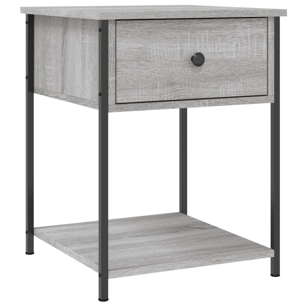 Nachtkastjes 2 st 44x45x58 cm bewerkt hout grijs sonoma eiken Nachtkastjes | Creëer jouw Trendy Thuis | Gratis bezorgd & Retour | Trendy.nl