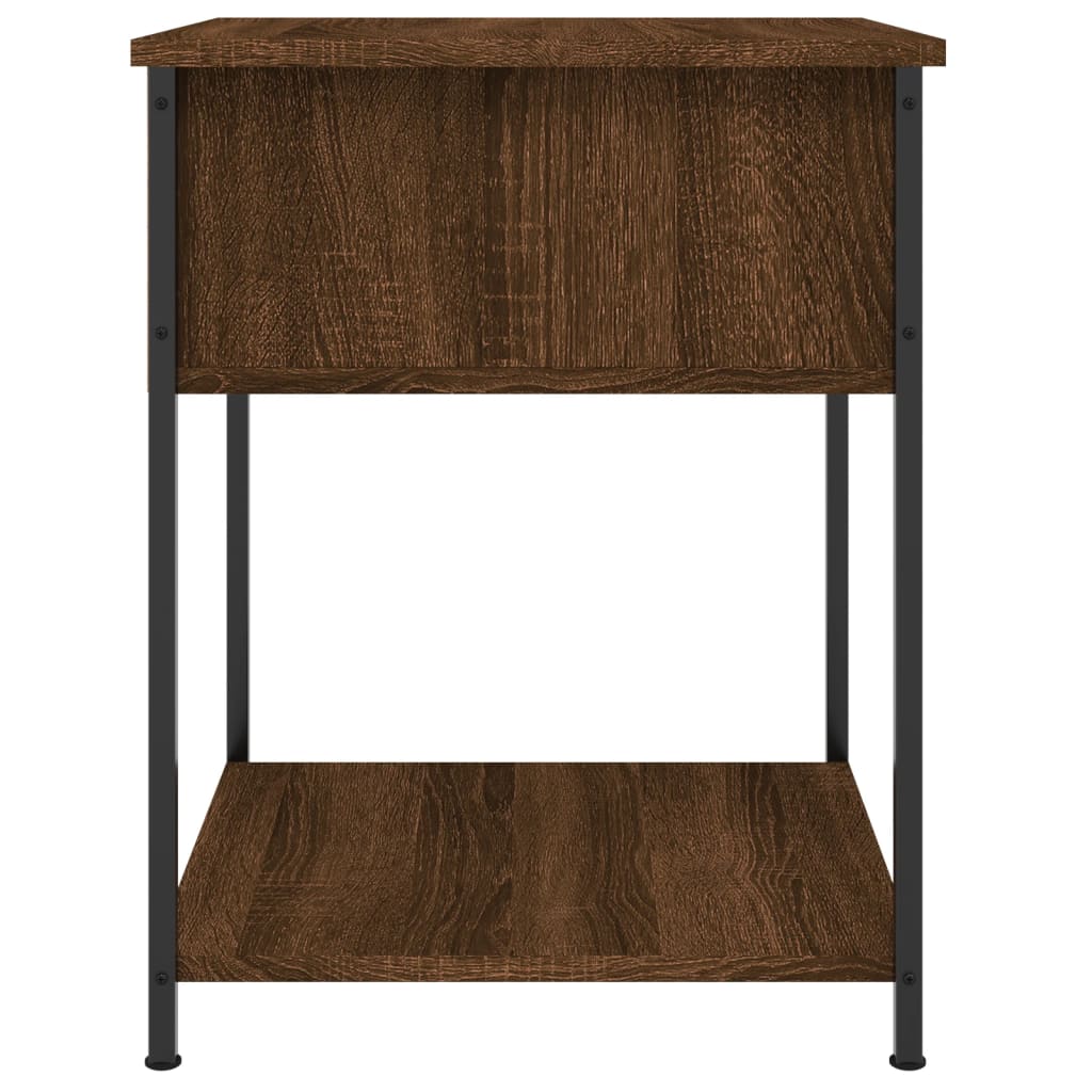 Nachtkastjes 2 st 44x45x58 cm bewerkt hout bruin eikenkleur Nachtkastjes | Creëer jouw Trendy Thuis | Gratis bezorgd & Retour | Trendy.nl