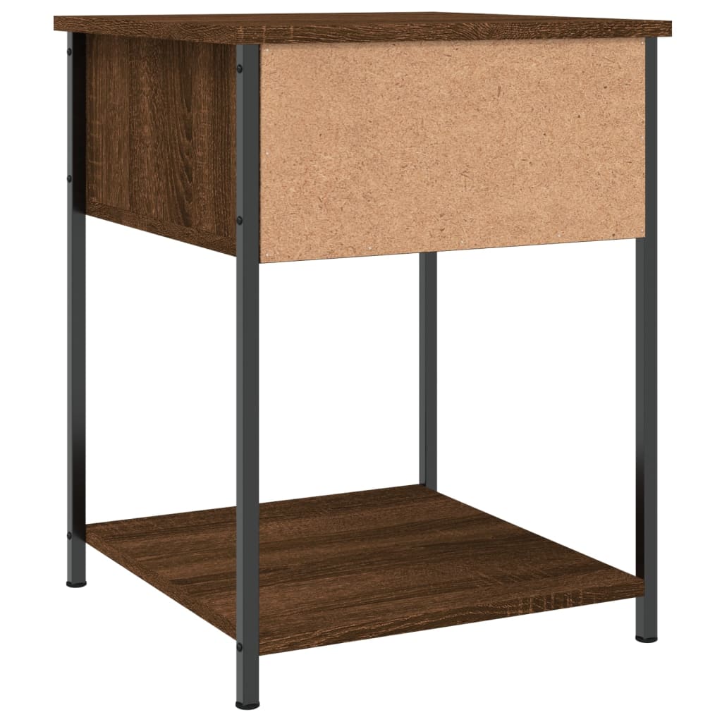 Nachtkastjes 2 st 44x45x58 cm bewerkt hout bruin eikenkleur Nachtkastjes | Creëer jouw Trendy Thuis | Gratis bezorgd & Retour | Trendy.nl