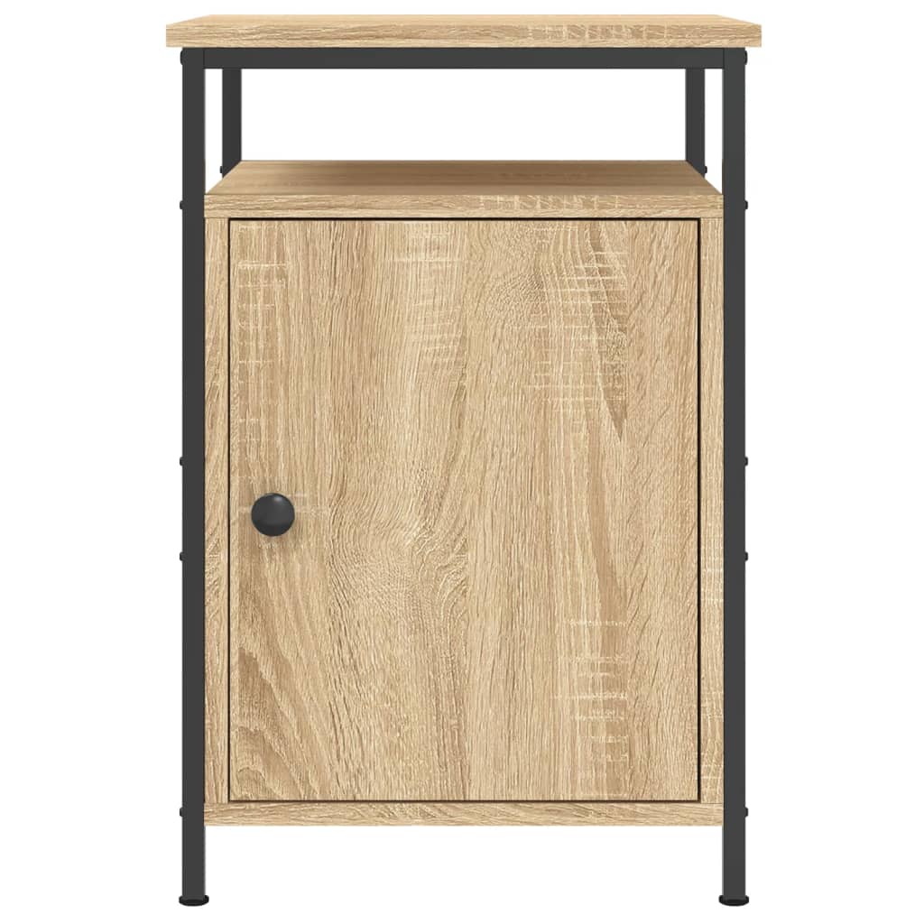 Nachtkastje 40x42x60 cm bewerkt hout sonoma eikenkleurig Nachtkastjes | Creëer jouw Trendy Thuis | Gratis bezorgd & Retour | Trendy.nl