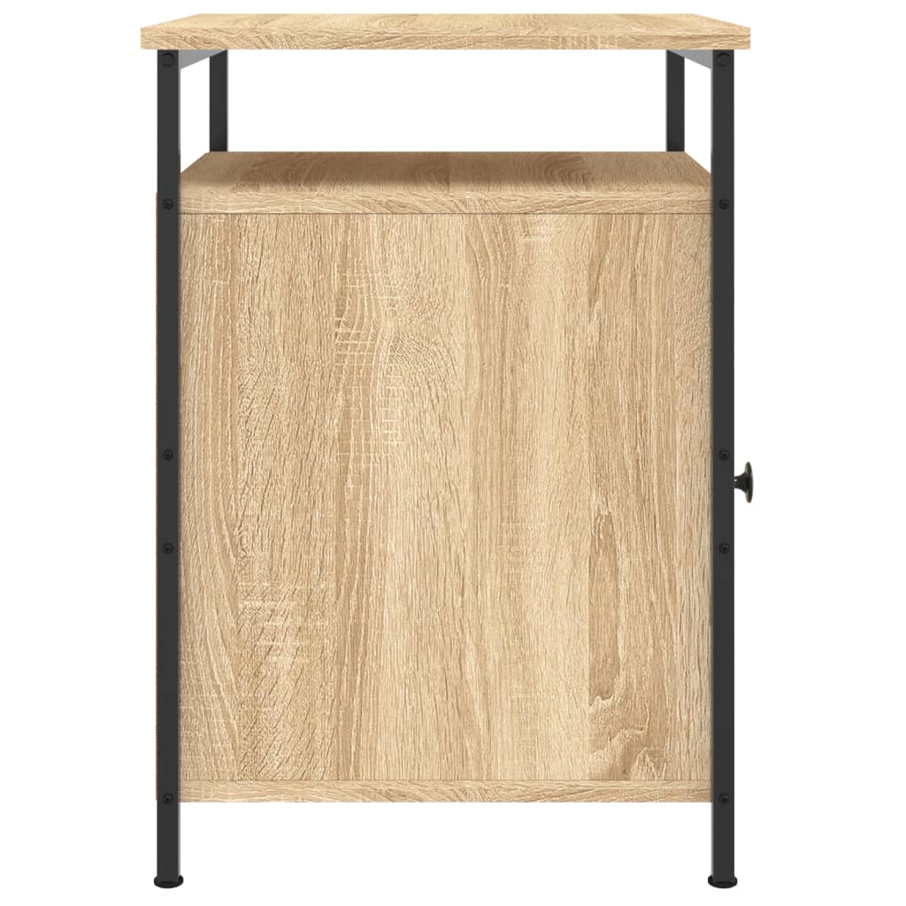 Nachtkastje 40x42x60 cm bewerkt hout sonoma eikenkleurig Nachtkastjes | Creëer jouw Trendy Thuis | Gratis bezorgd & Retour | Trendy.nl