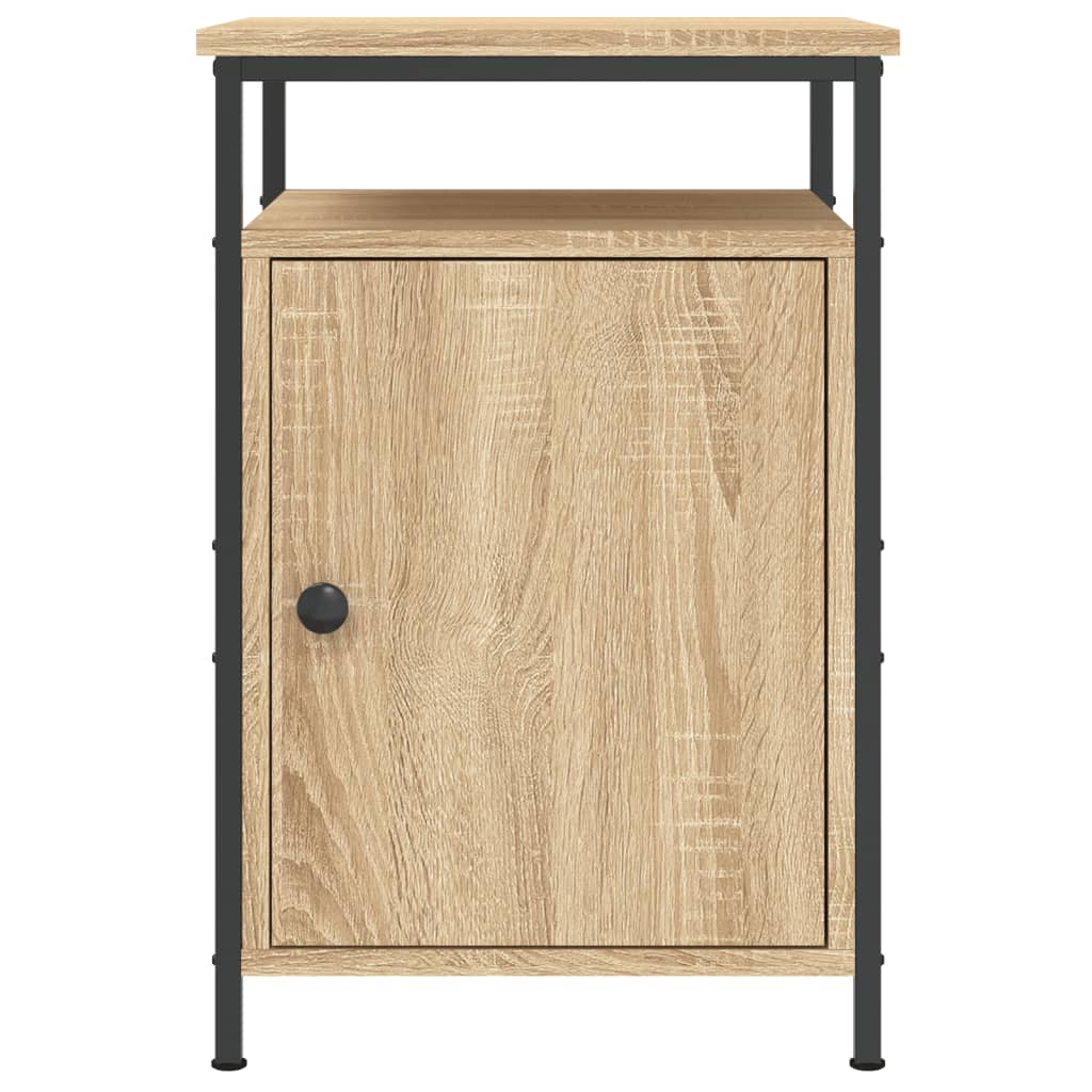 Nachtkastjes 2 st 40x42x60 cm bewerkt hout sonoma eikenkleurig Nachtkastjes | Creëer jouw Trendy Thuis | Gratis bezorgd & Retour | Trendy.nl