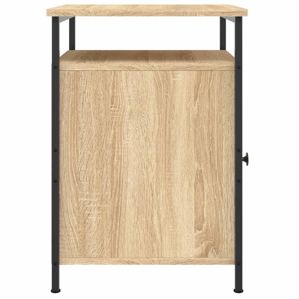 Nachtkastjes 2 st 40x42x60 cm bewerkt hout sonoma eikenkleurig Nachtkastjes | Creëer jouw Trendy Thuis | Gratis bezorgd & Retour | Trendy.nl